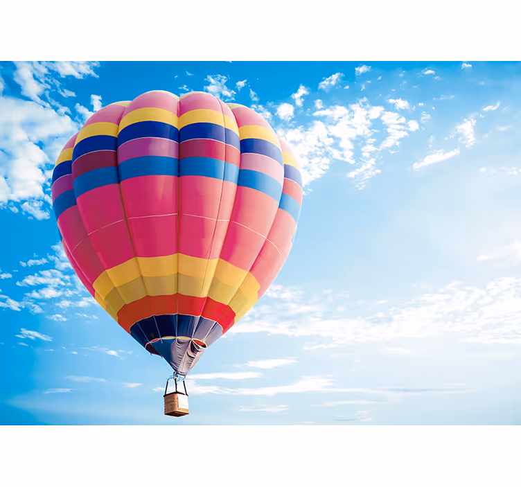 Vintage balloon race vintage wall mural - TenStickers