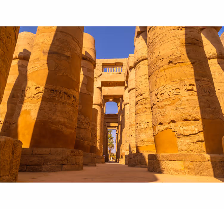 Historic Temple Columns city wall mural - TenStickers