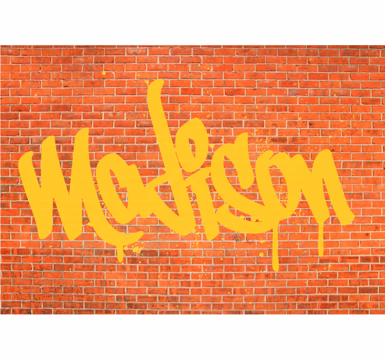 Graffiti Text Artwork graffiti wall mural - TenStickers