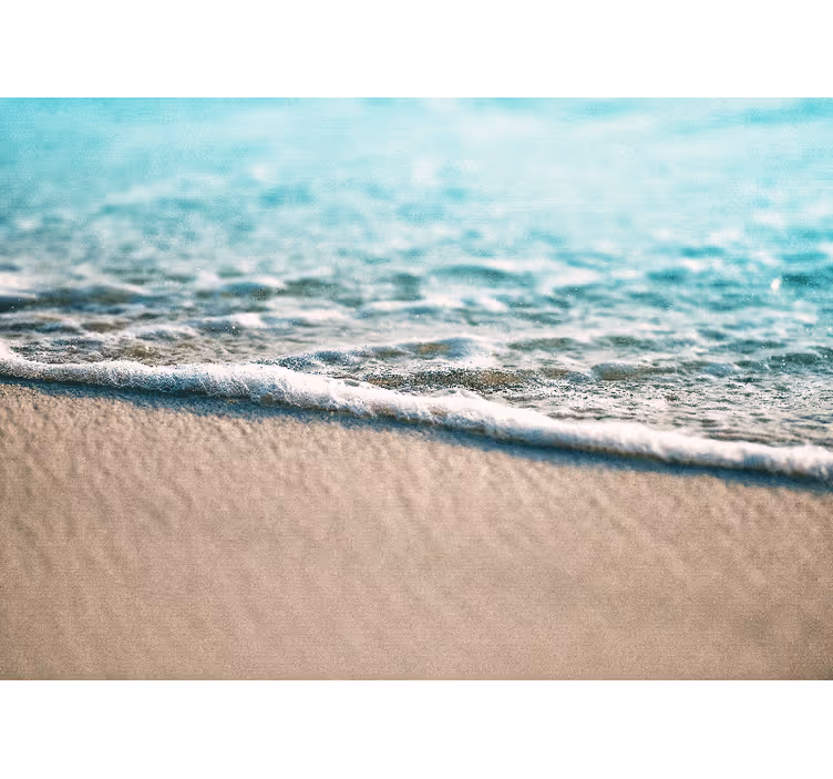 Beach water under the sea mural - TenStickers