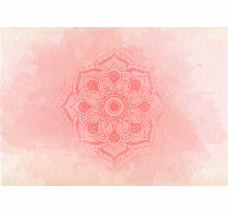 Mandala wall mural elegant floral design - TenStickers