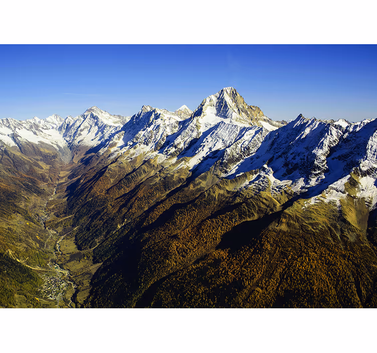 Grand Mountain Vista wall mural mountain - TenStickers