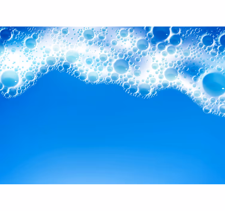 Wall mural nature bubble wave pattern - TenStickers