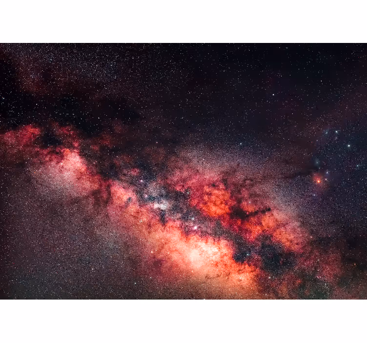 Space wall mural galactic nebula scene - TenStickers