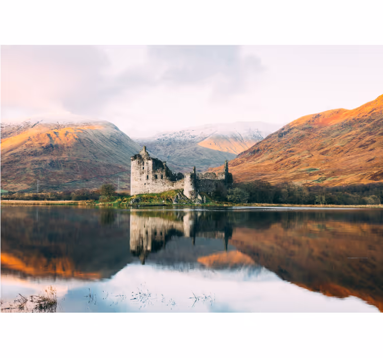 Scottish Castle wall mural - TenStickers