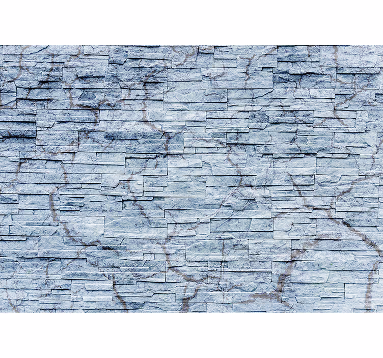 Textured Slate Surface mural stone wall - TenStickers