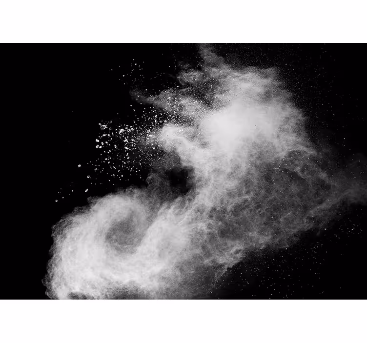 Wall mural 3d smoke cloud design - TenStickers
