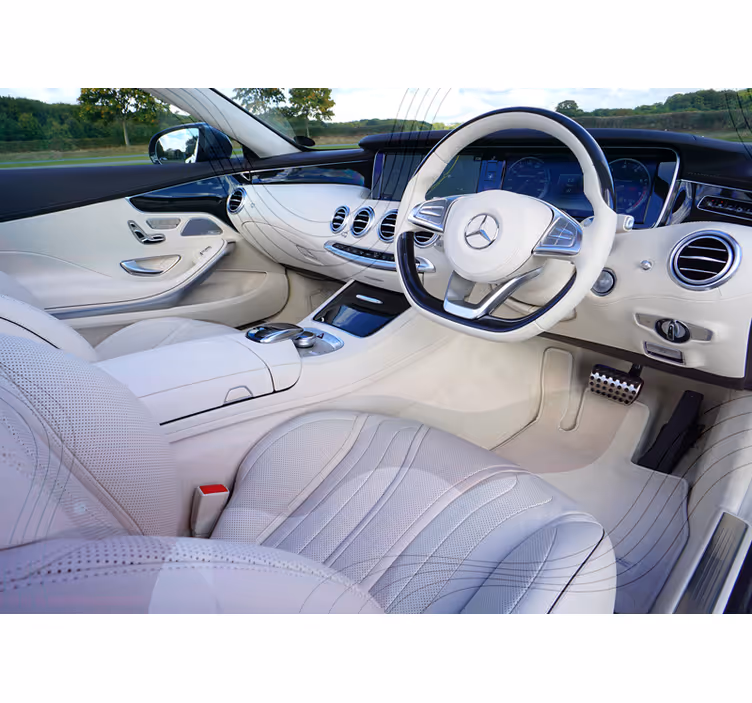 Wall mural vehicle luxury car interior design - TenStickers