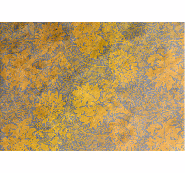 Flower wall mural floral pattern design - TenStickers