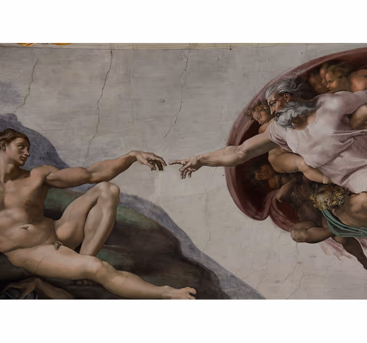 Classic art wall mural creation scene - TenStickers