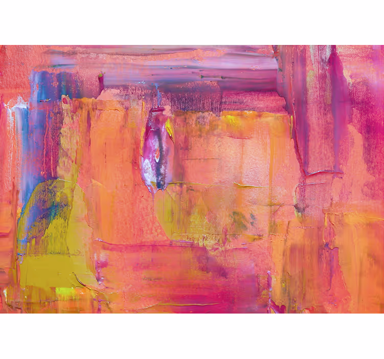 Abstract wall mural in lively color explosion - TenStickers