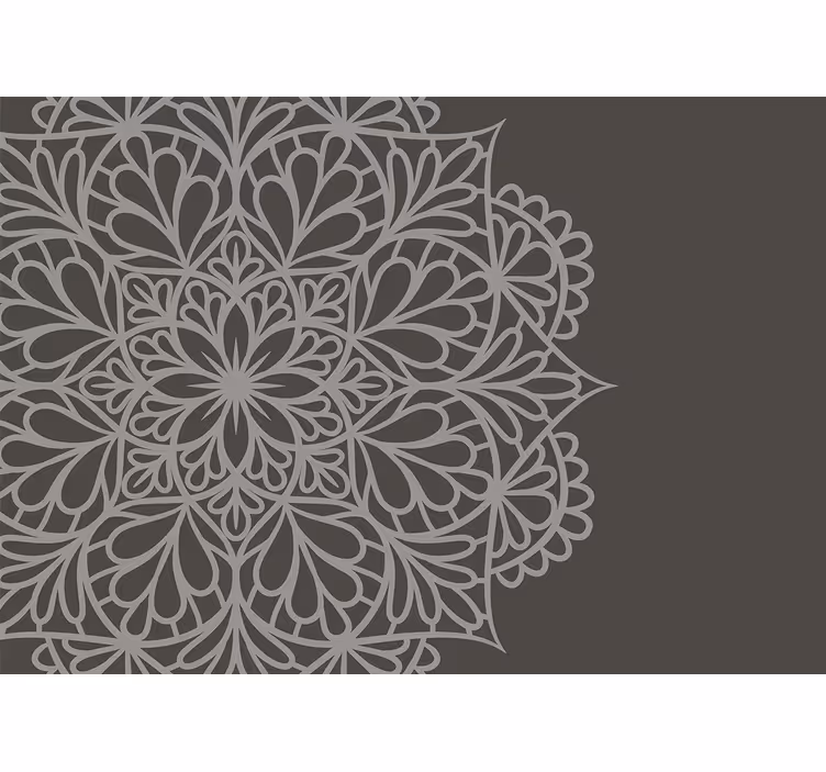 Mandala wall mural elegant mandala design - TenStickers