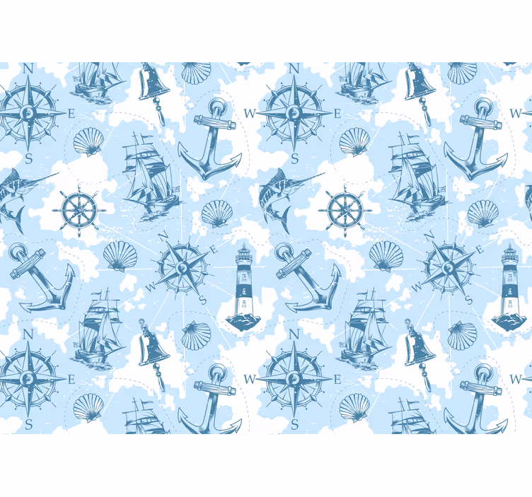 Landscape wall mural marine adventure scene - TenStickers