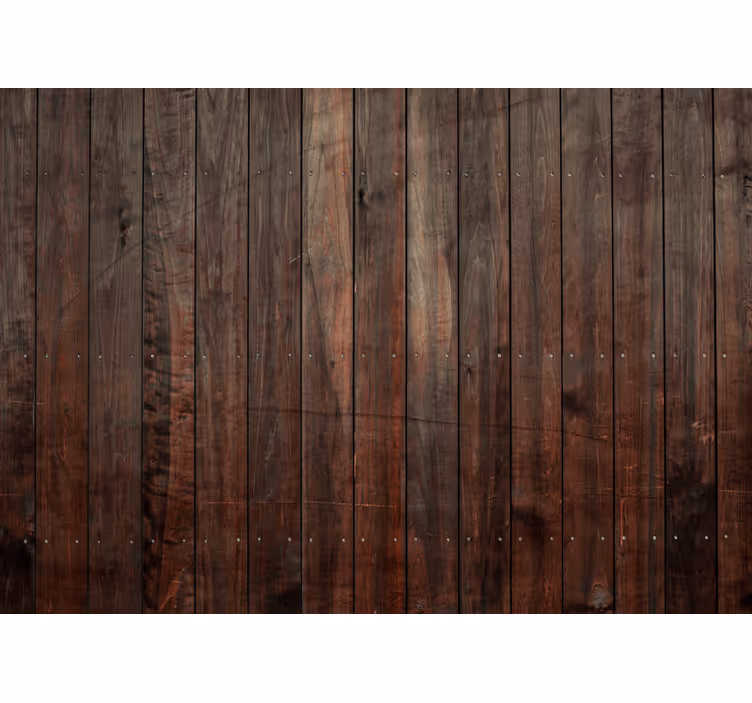 Mural stone wall with elegant timber panels - TenStickers