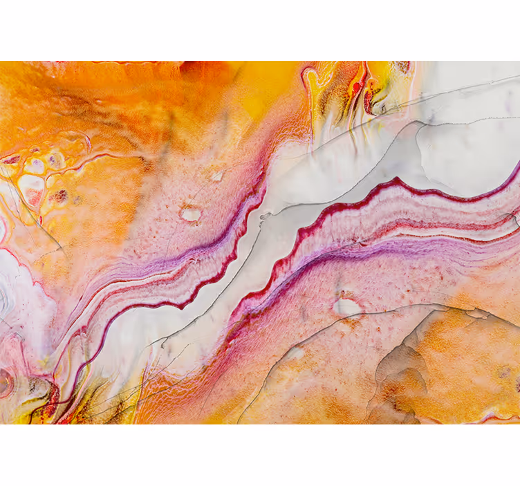 Abstract wall mural vibrant fluid designs - TenStickers