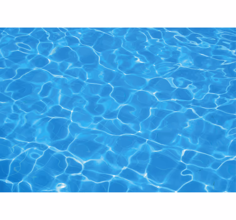 Under the sea wall mural clear water surface - TenStickers