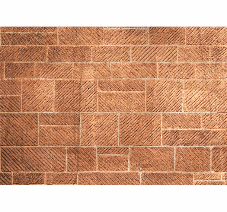 Mural stone wall textured stone design - TenStickers