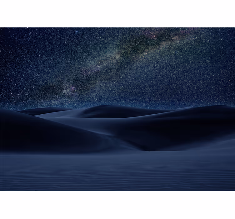 Space wall mural starry nightscape - TenStickers