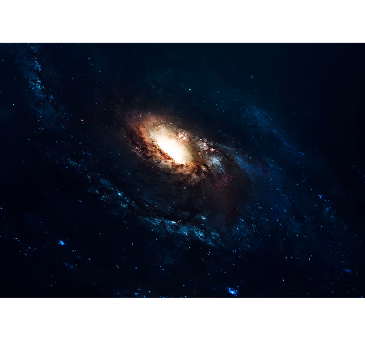 Space wall mural galactic swirl pattern - TenStickers