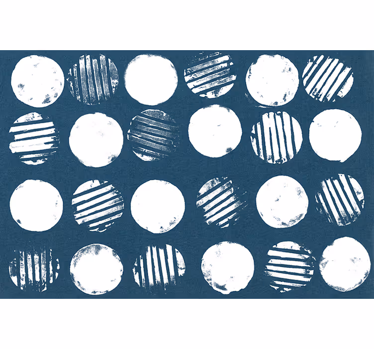 Texture wall mural circular pattern design - TenStickers