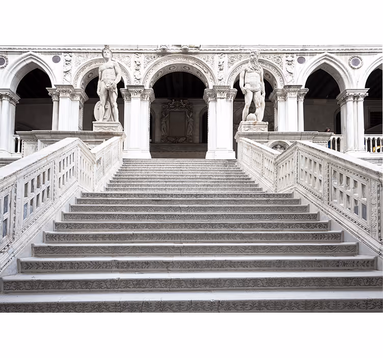 Stair illusion architecture 3D Wall Mural - TenStickers
