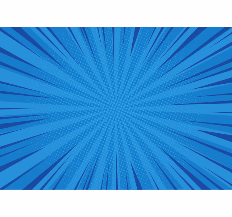 Graffiti wall mural dynamic blue explosion - TenStickers