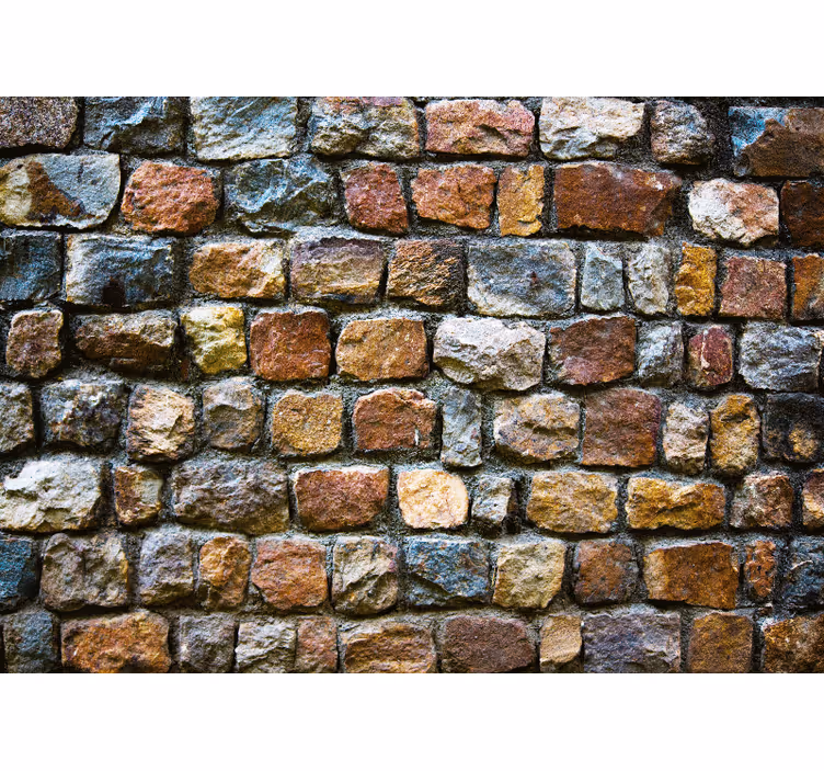 Mural stone wall with natural stone surface - TenStickers