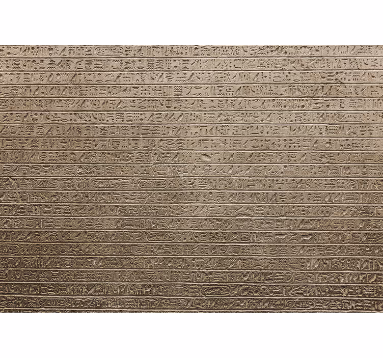 Art wall mural ancient script design - TenStickers