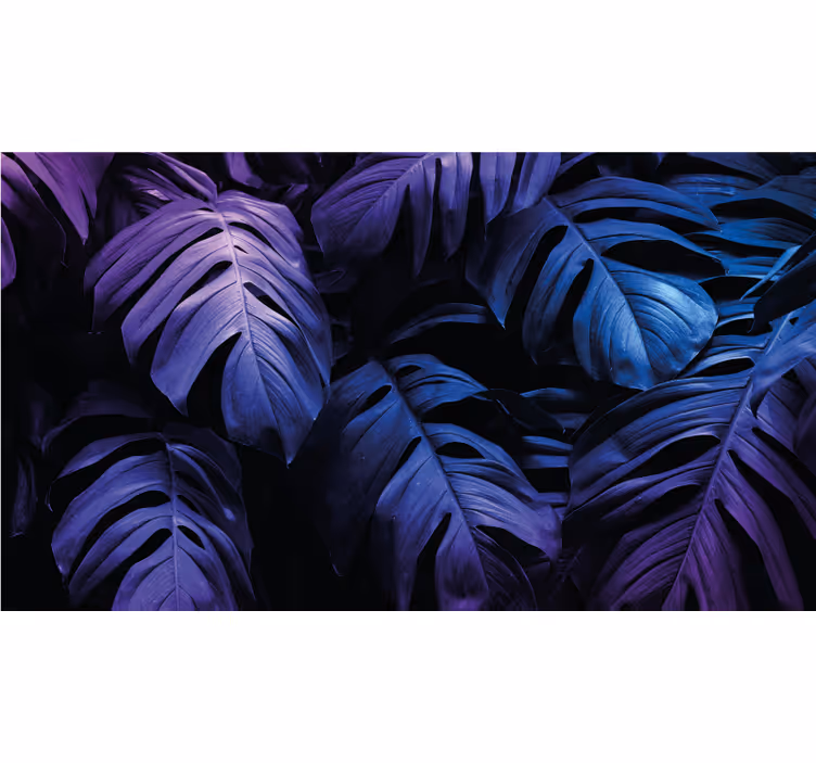Wall mural nature lush leaf design - TenStickers