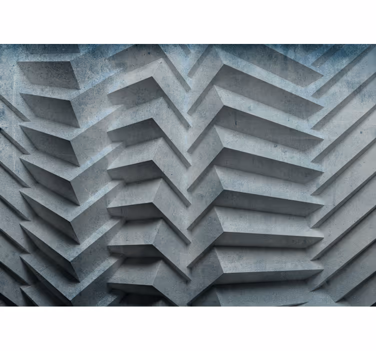 Texture wall mural geometric surface designs - TenStickers