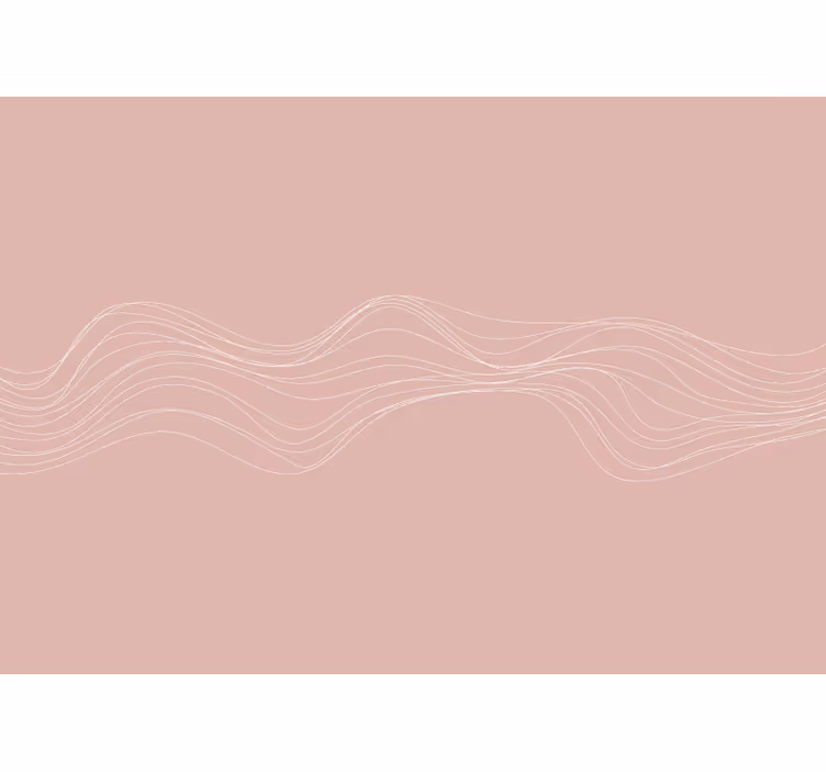 Texture wall mural elegant curved lines - TenStickers