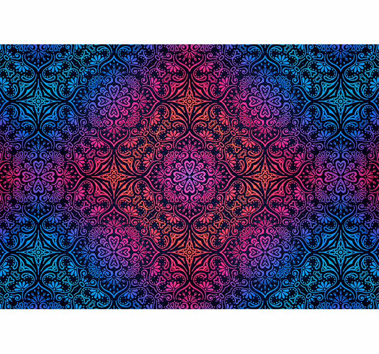 Bohemian mandala mantra zen wall mural - TenStickers
