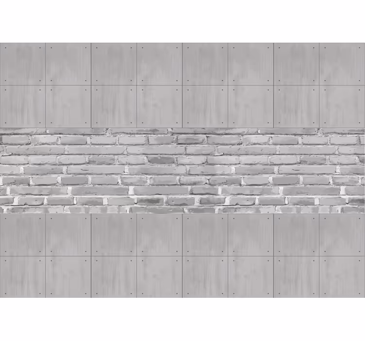 Concrete panels are precast, prefabricated panels made of concret - TenStickers