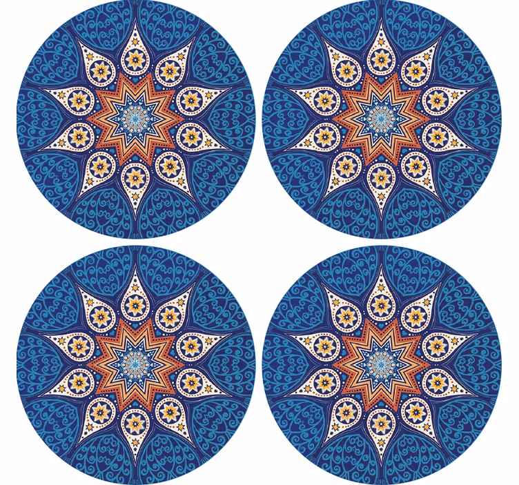 Mandala Mosaic original coaster - TenStickers