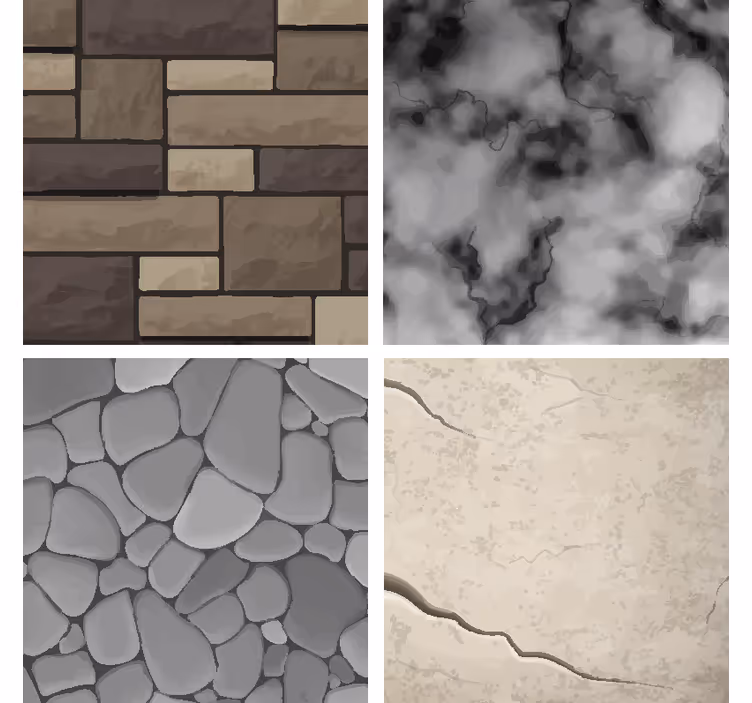 Realistic textures drink coaster - TenStickers