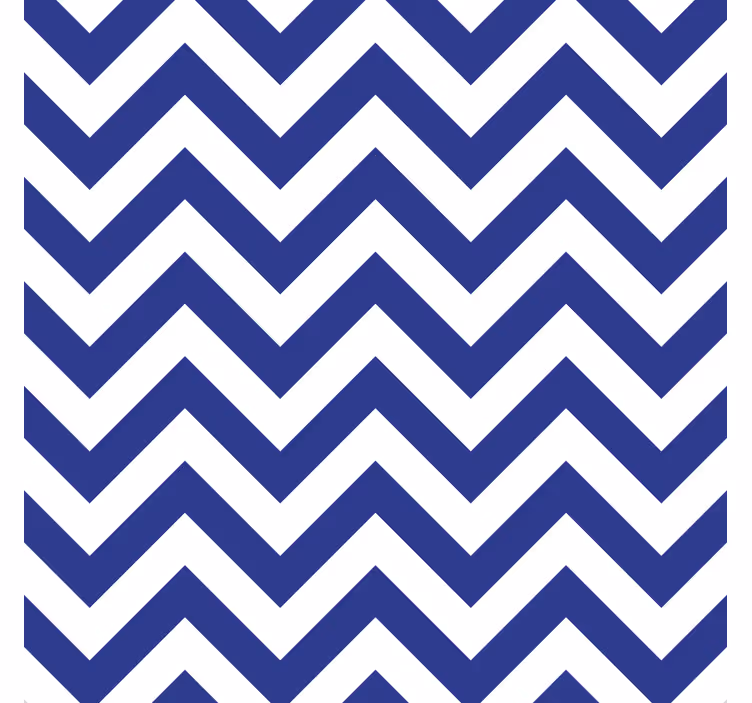 Dynamic zigzag pattern coasters - TenStickers