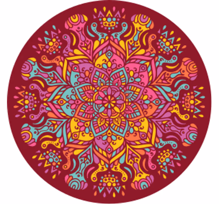 Mandala round more coasters - TenStickers