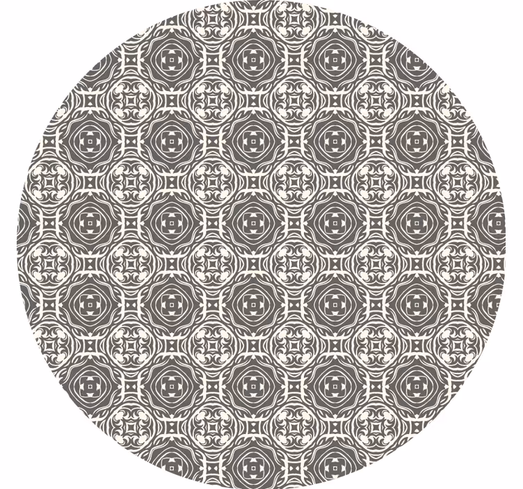 Coasters with circular patterned surface - TenStickers