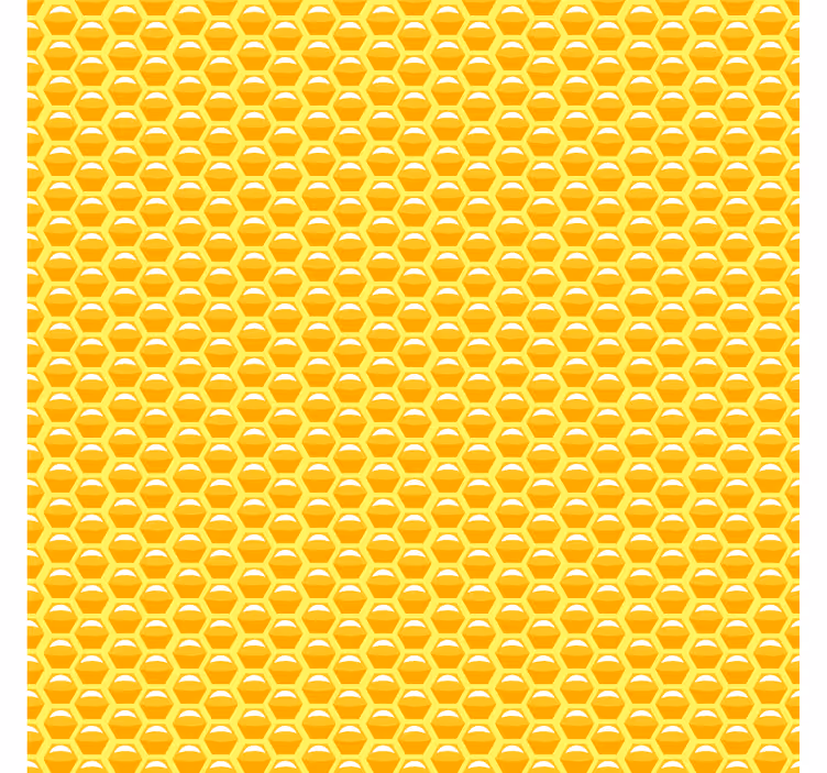 Beer mats with honeycomb pattern surface - TenStickers