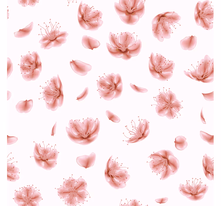 Modern coaster floral blossom design - TenStickers