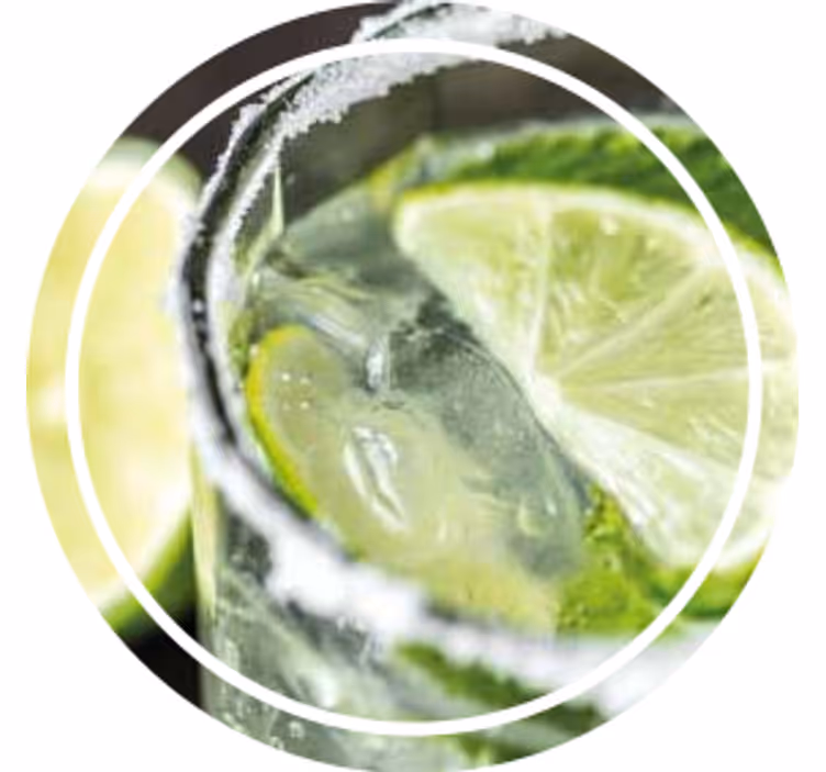 Personalisable coasters lime infused delight - TenStickers