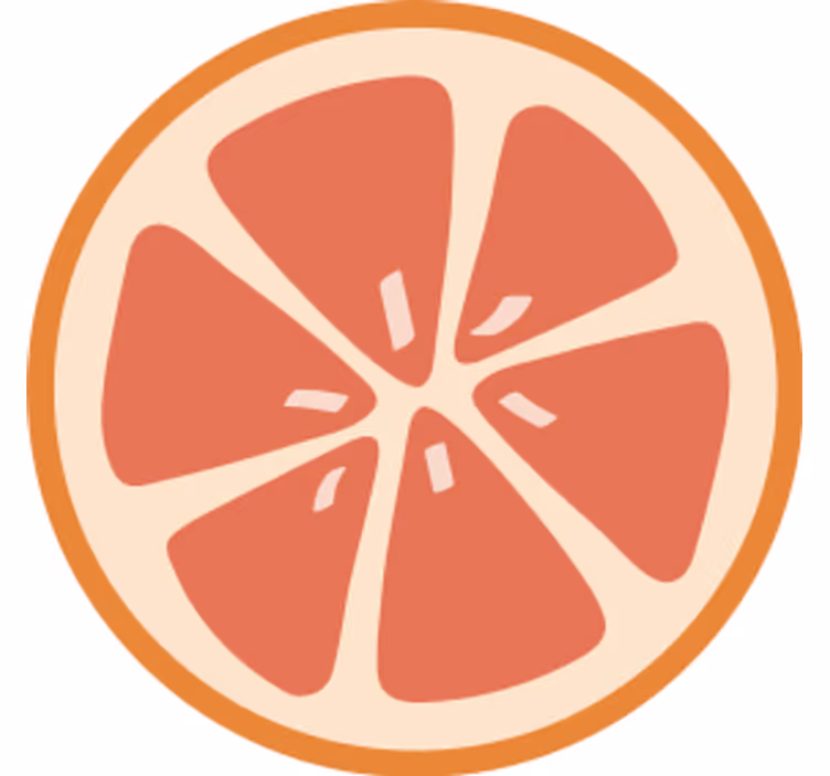 Beer mats with citrus fruit slice designs - TenStickers