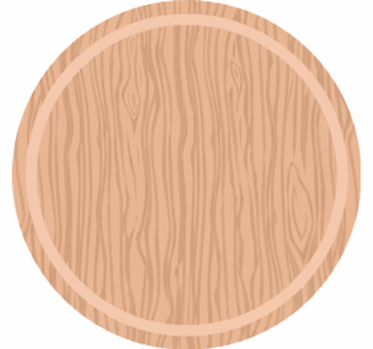 Wood grain surface coasters - TenStickers