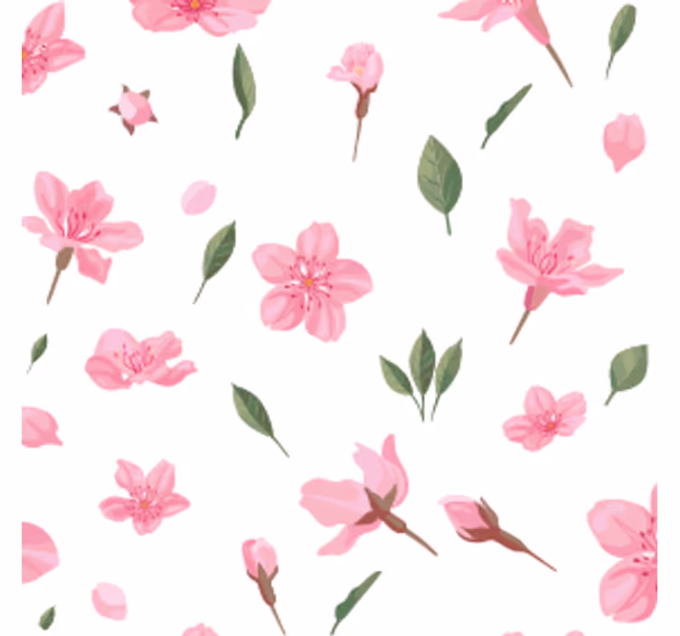 Beer mats with floral inspired design - TenStickers