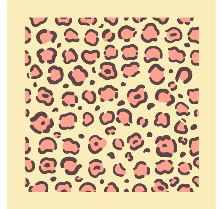 Modern coaster leopard spot design - TenStickers