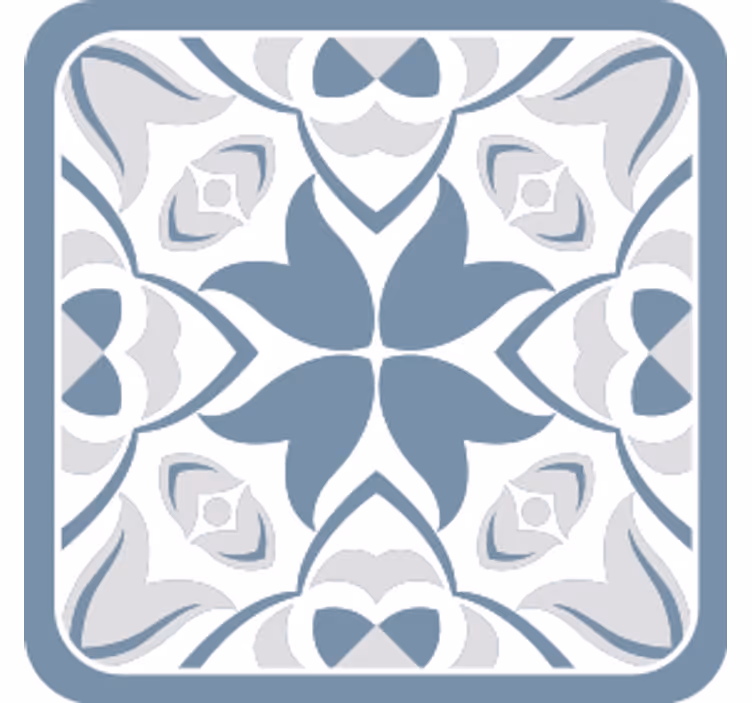 Elegant floral design coasters - TenStickers