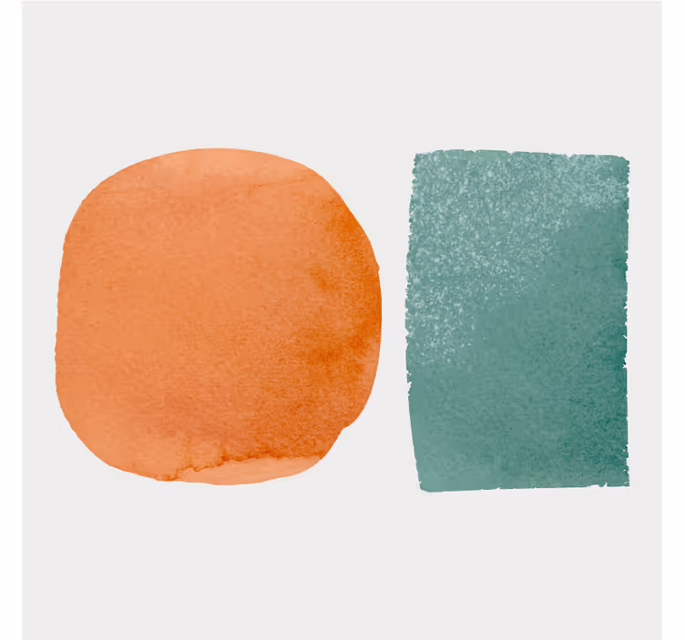 Coasters abstract shape pairing - TenStickers