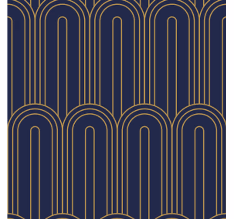 Coasters curved lines design - TenStickers