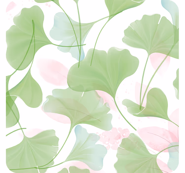 Lush leaf patterns coasters - TenStickers