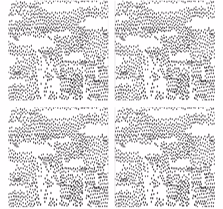 Coasters abstract black design - TenStickers